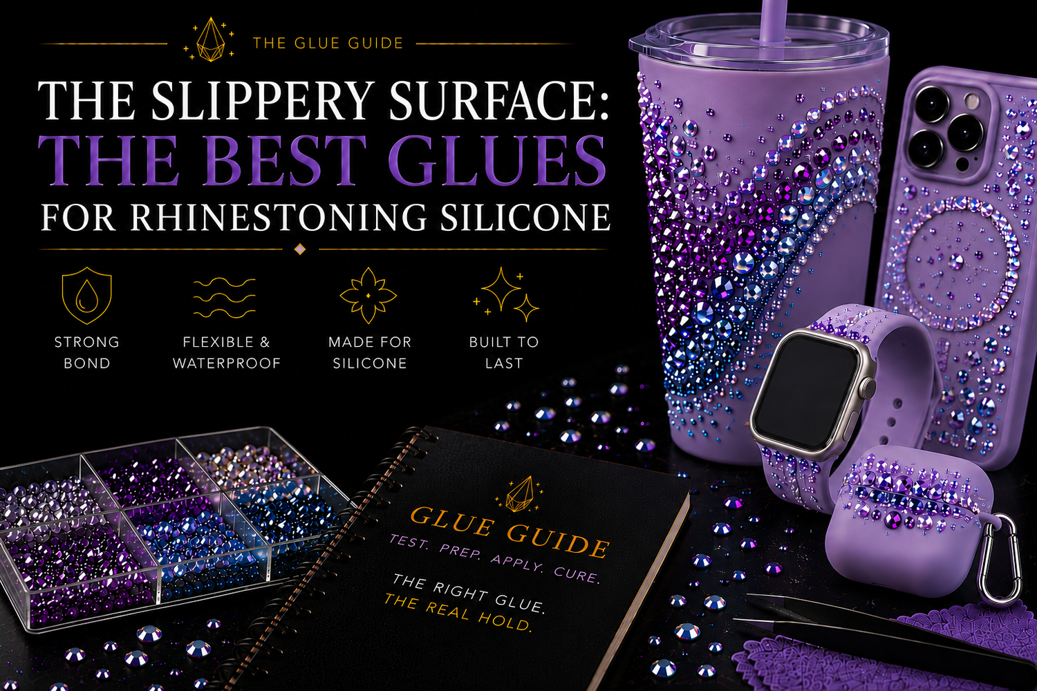 The Slippery Surface: The Best Glues for Rhinestoning Silicone