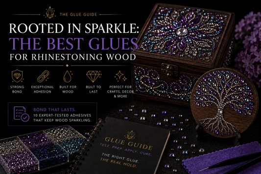 Rooted in Sparkle: The Best Glues for Rhinestoning Wood