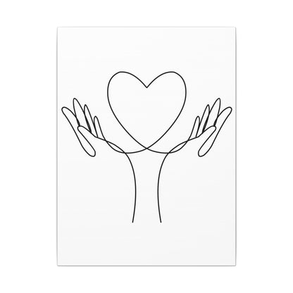 Wholehearted - Ready to Paint and Rhinestone Canvas