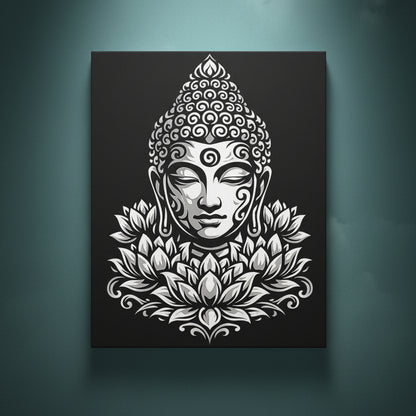 Stillness - Ready to Rhinestone Canvas