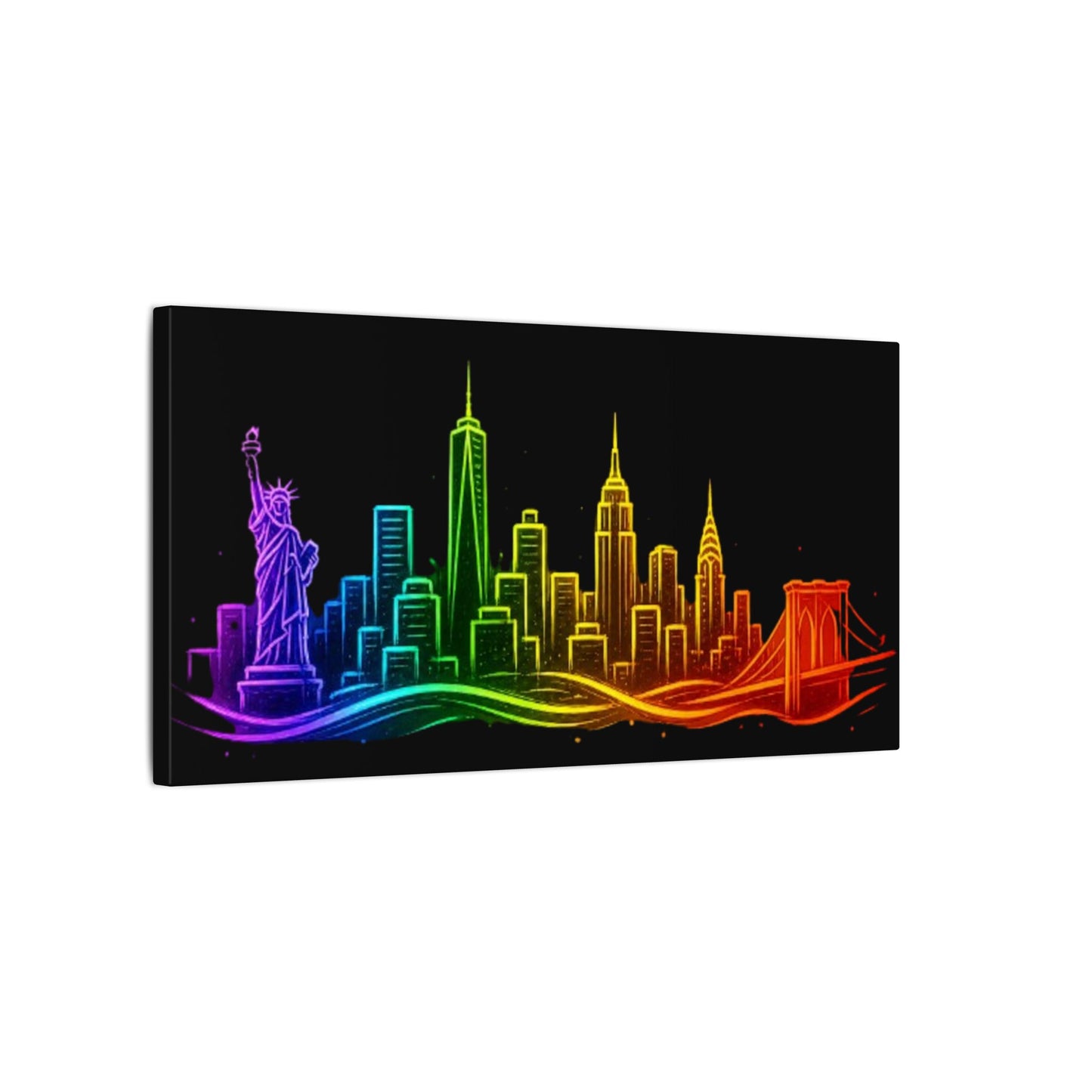 New York City Skyline - Ready to Rhinestone Canvas