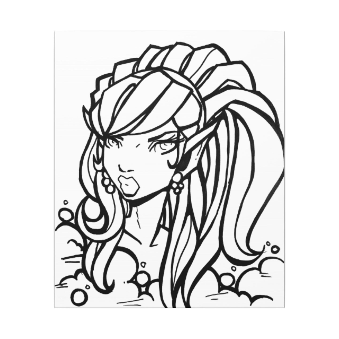 The Fae Don't Forgive - Ready to Paint and Rhinestone Canvas
