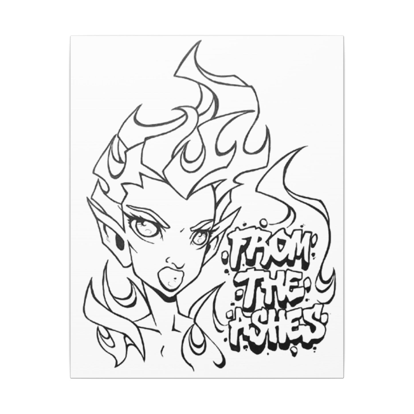 From the Ashes - Ready to Paint and Rhinestone Canvas