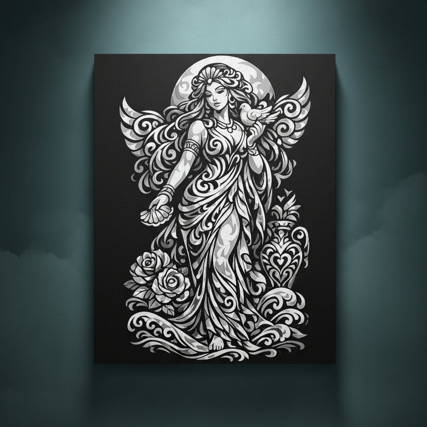 Aphrodite - Ready to Rhinestone Canvas