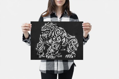 Goliath - Ready to Rhinestone Canvas