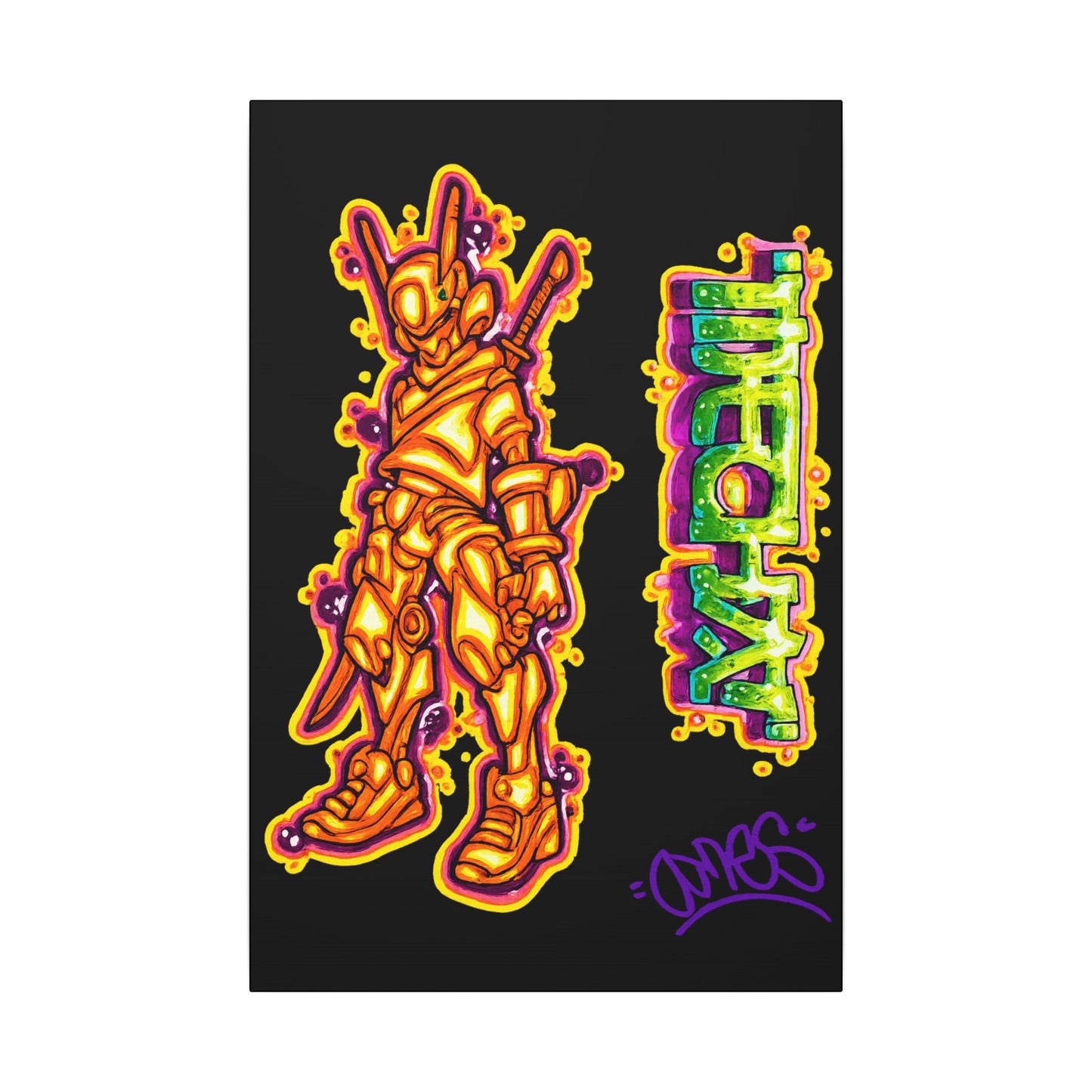 Mecha - Ready to Rhinestone Canvas