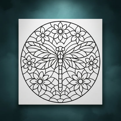 Gossamer - Ready to Paint and Rhinestone Canvas