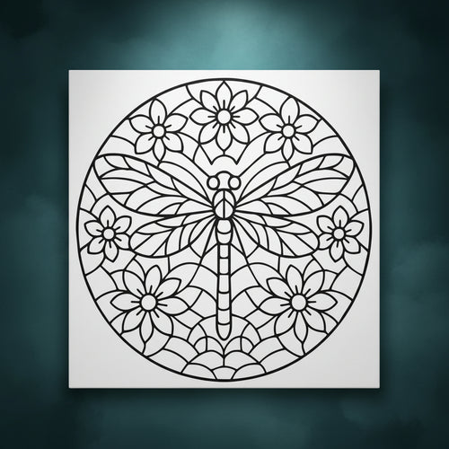 Gossamer - Ready to Paint and Rhinestone Canvas
