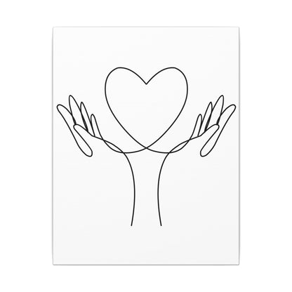 Wholehearted - Ready to Paint and Rhinestone Canvas