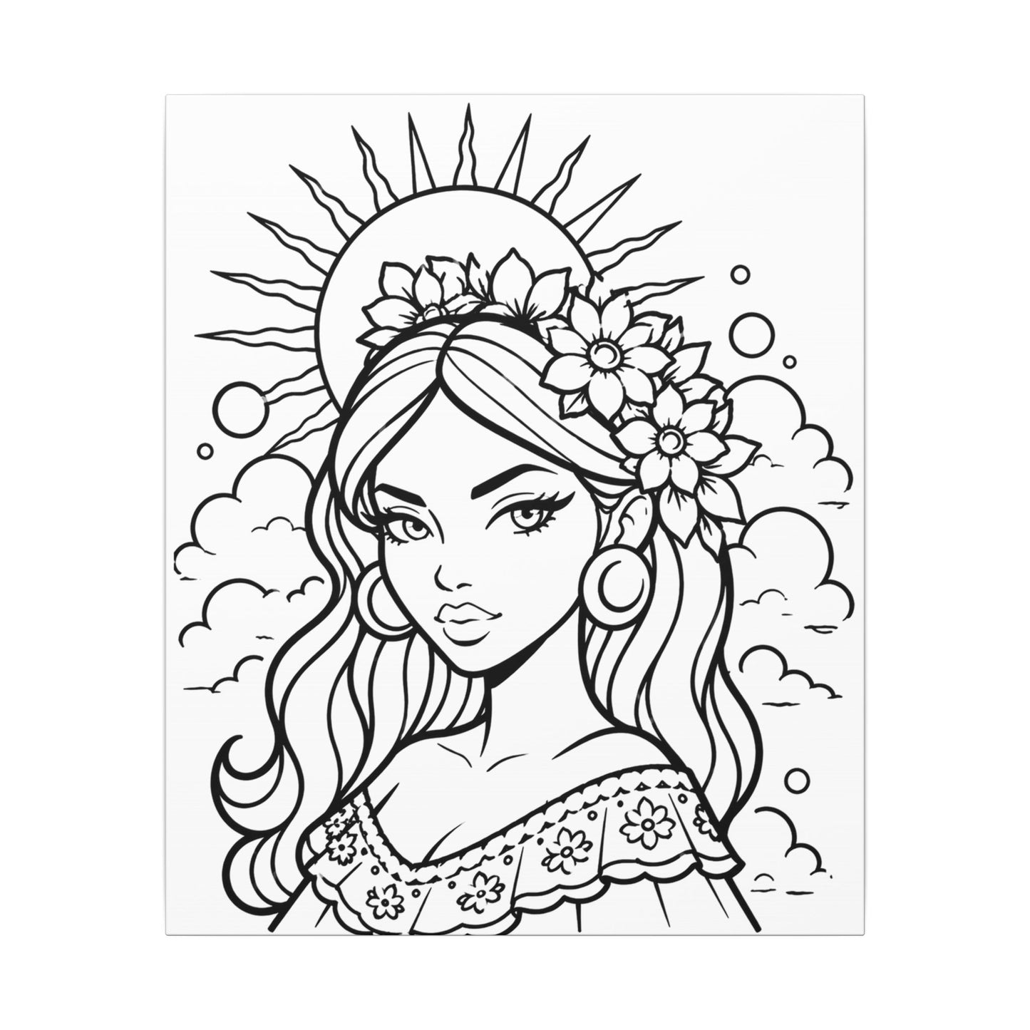 Citali - Ready to Paint and Rhinestone Canvas