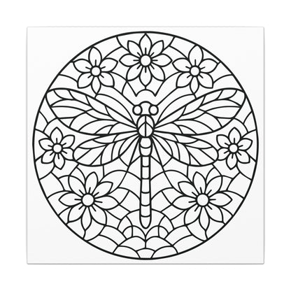 Gossamer - Ready to Paint and Rhinestone Canvas