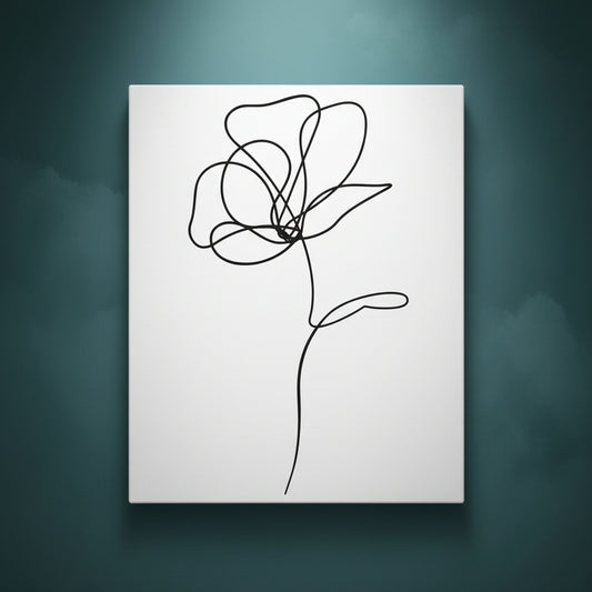 Unfurl - Ready to Paint and Rhinestone Canvas