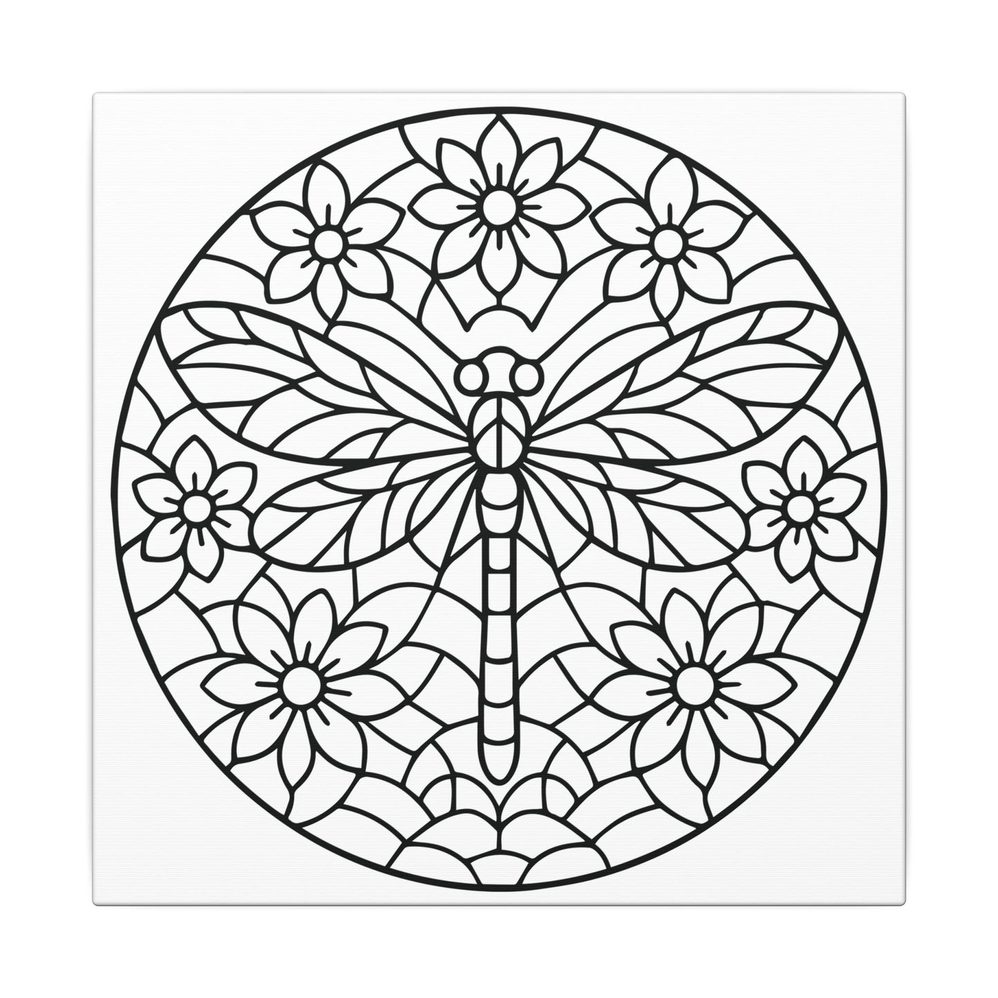 Gossamer - Ready to Paint and Rhinestone Canvas