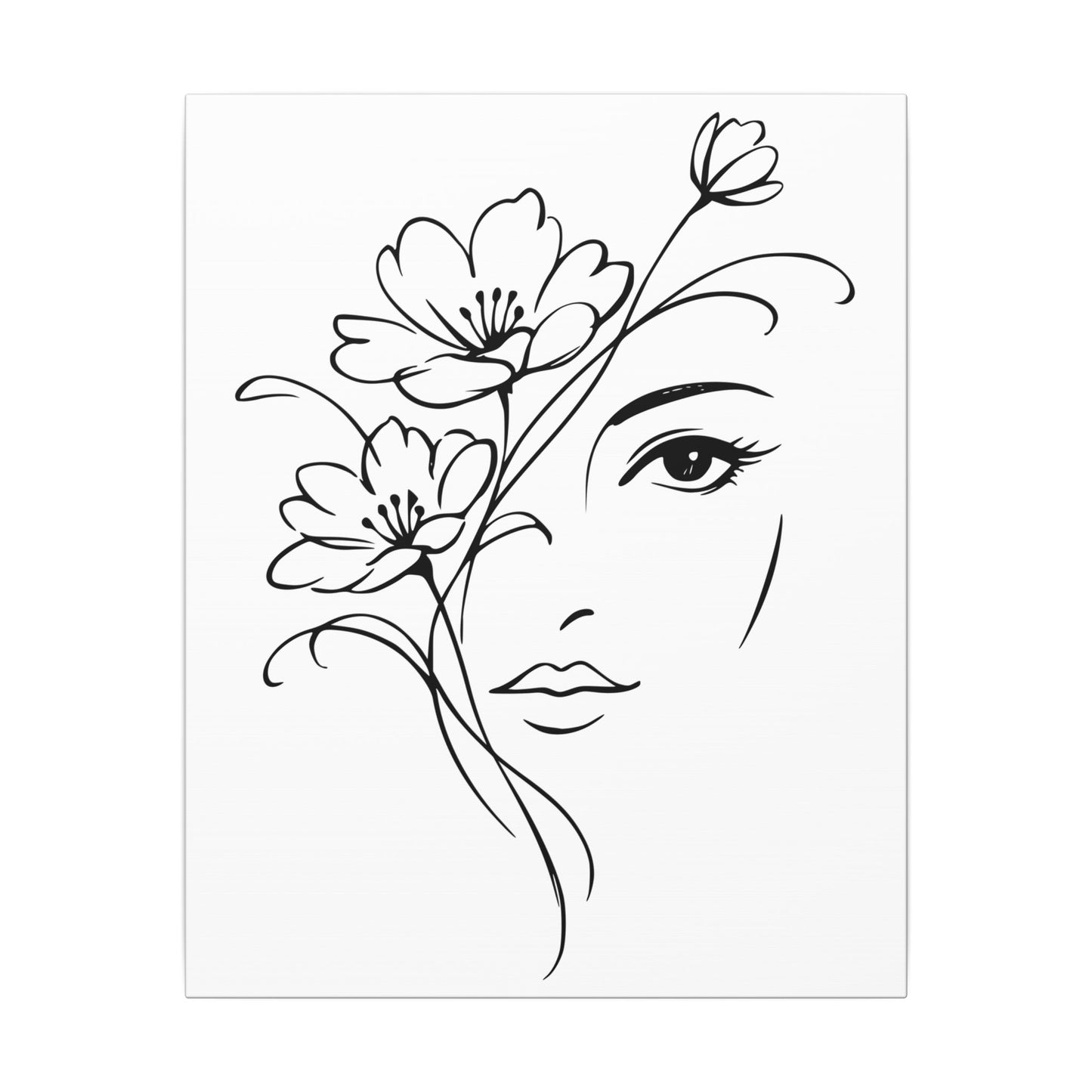 She is the Garden - Ready to Paint and Rhinestone Canvas
