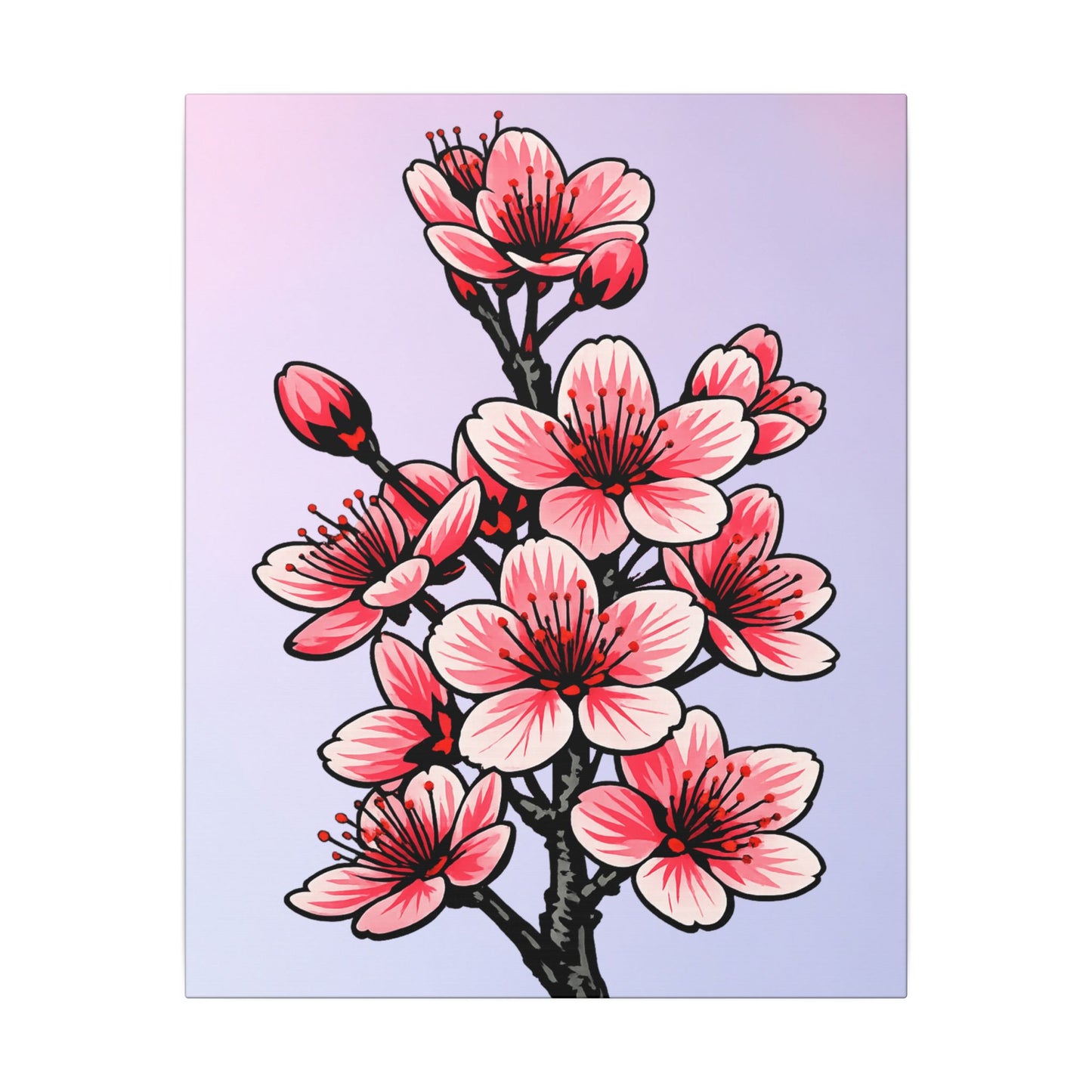 Sakura - Ready to Rhinestone Canvas