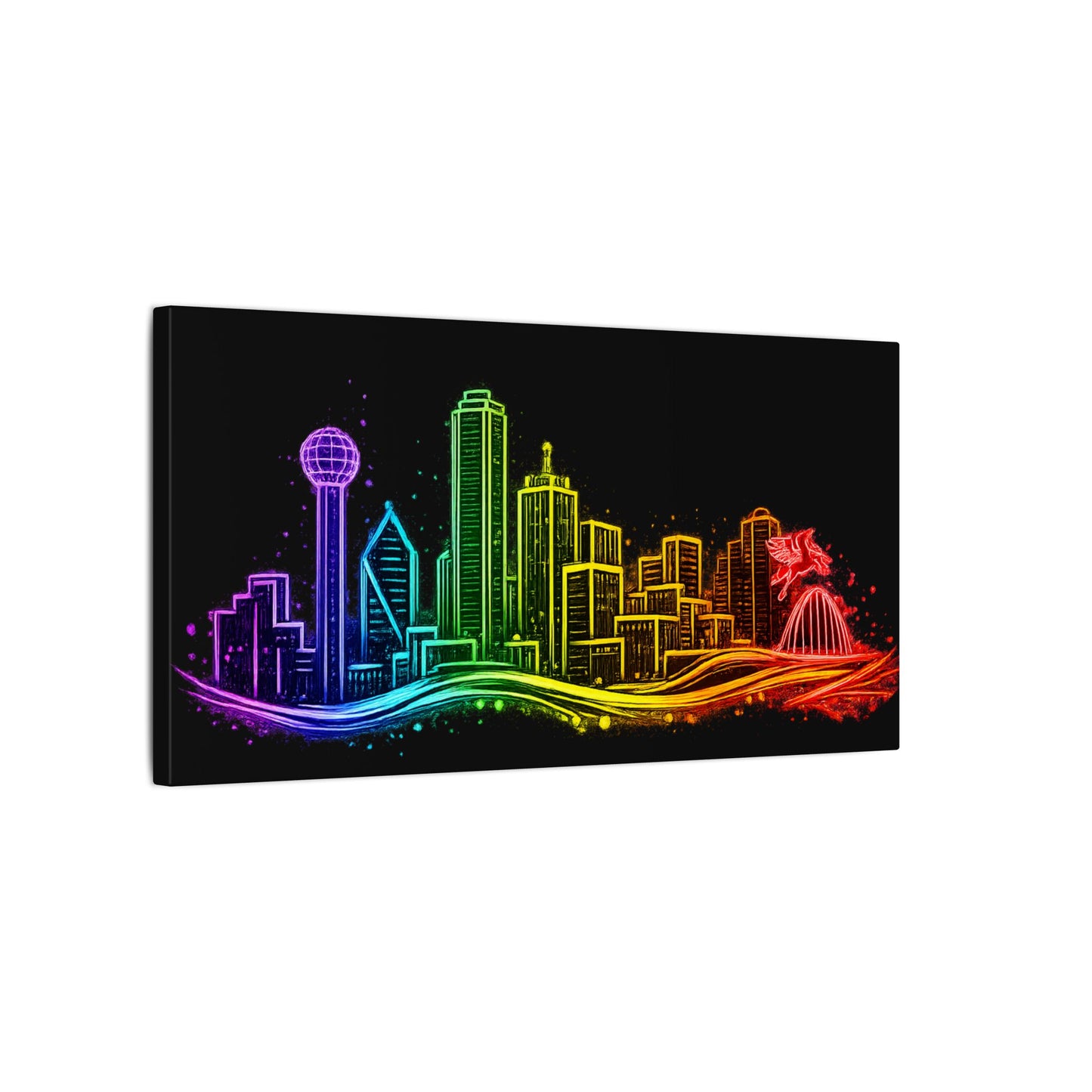 Dallas Skyline - Ready to Rhinestone Canvas