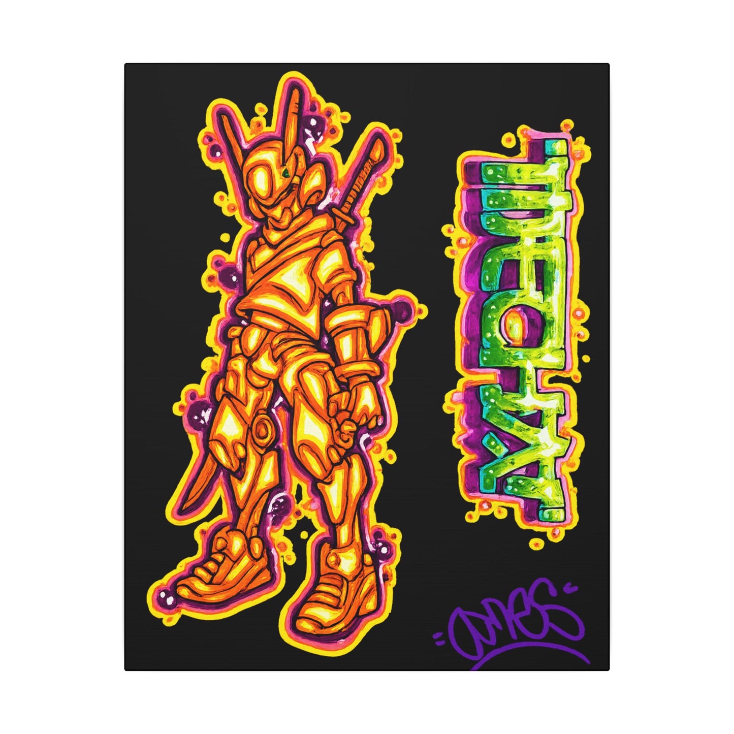 Mecha - Ready to Rhinestone Canvas