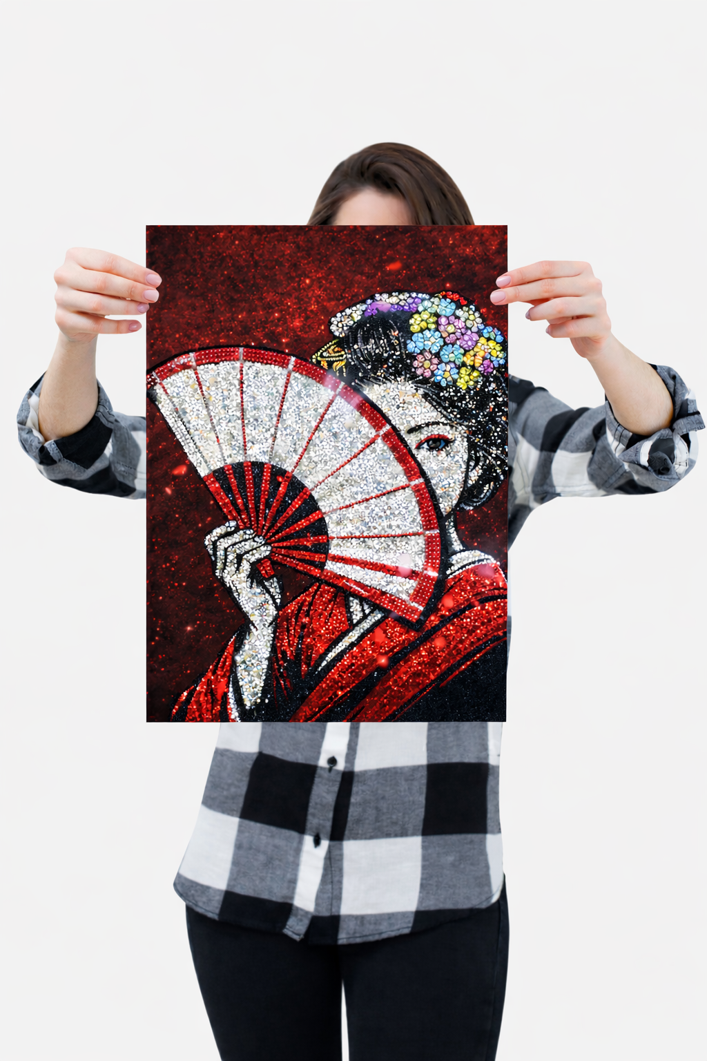 Kurenai - Ready to Rhinestone Canvas