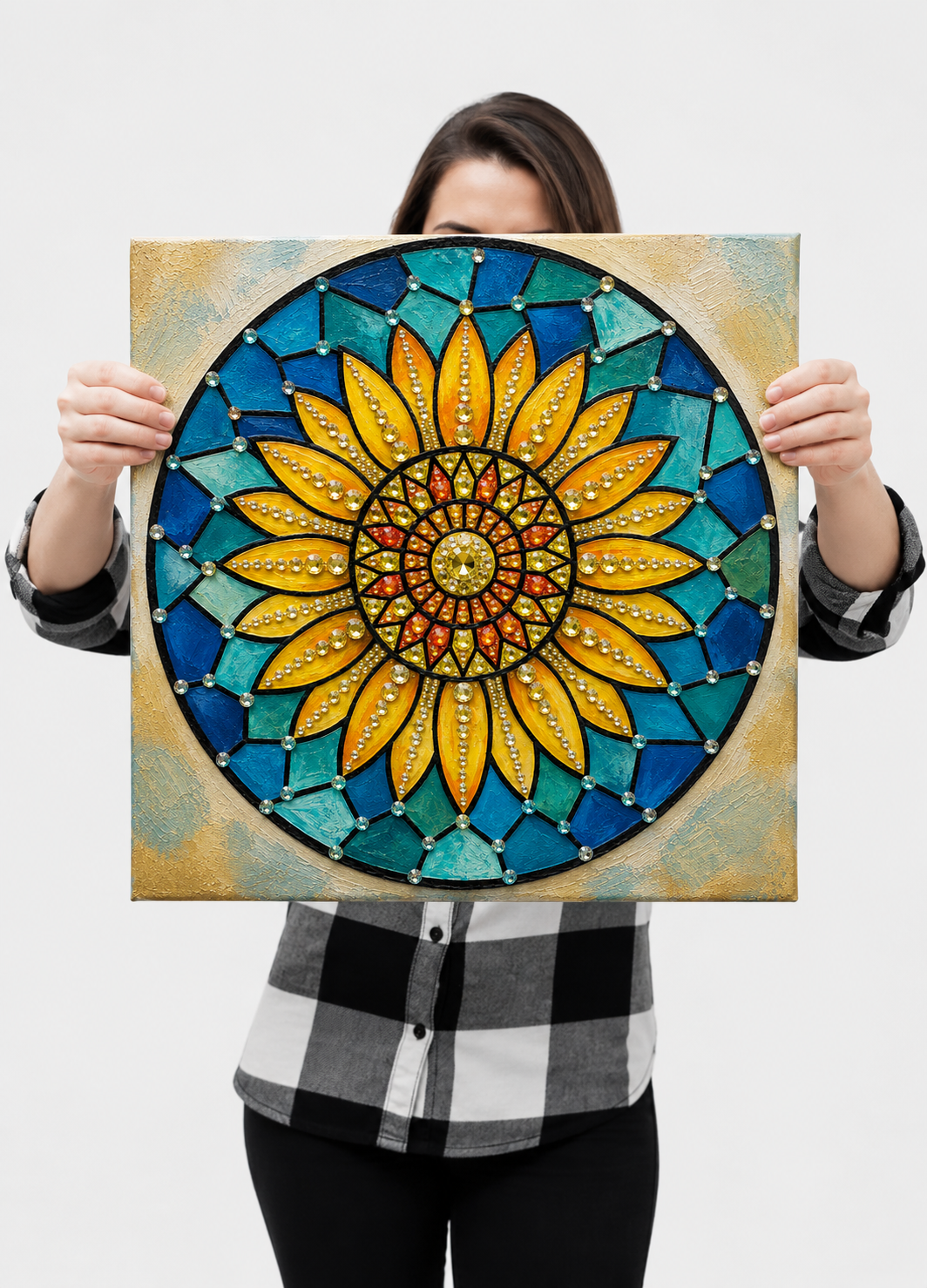 Radiance - Readyt to Paint and Rhinestone Canvas