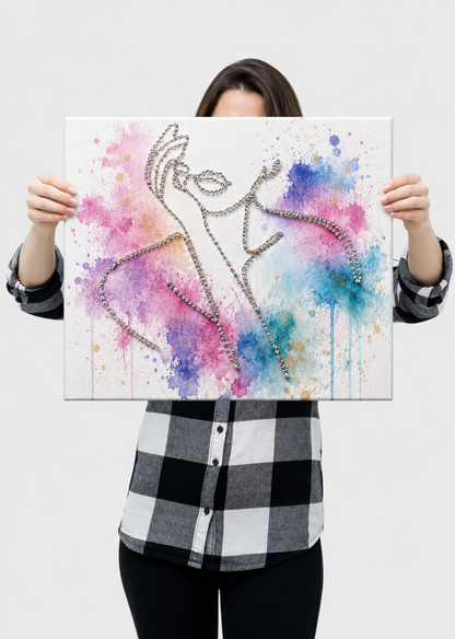 Reverie - Ready to Paint and Rhinestone Canvas
