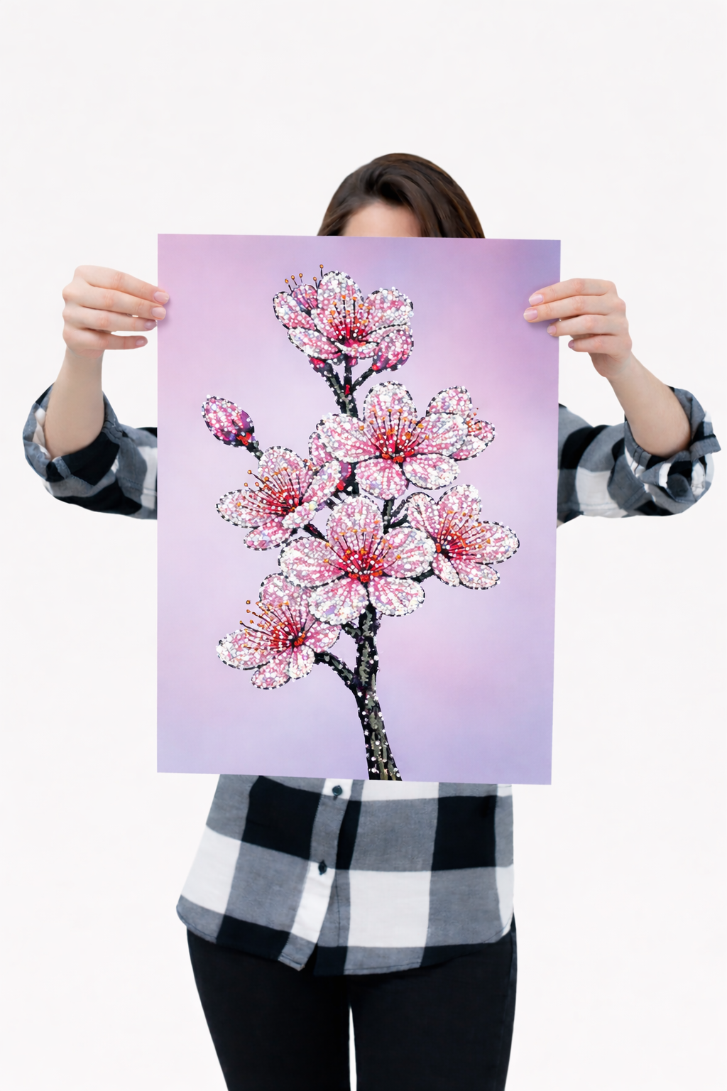 Sakura - Ready to Rhinestone Canvas